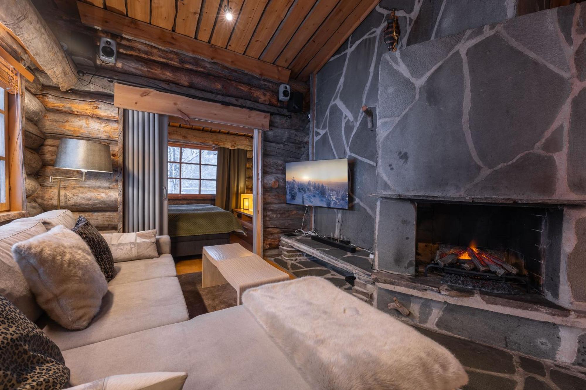 Kuukkeli Log Houses Teerenpesae - Premium Suite A48 Saariselka Exterior photo